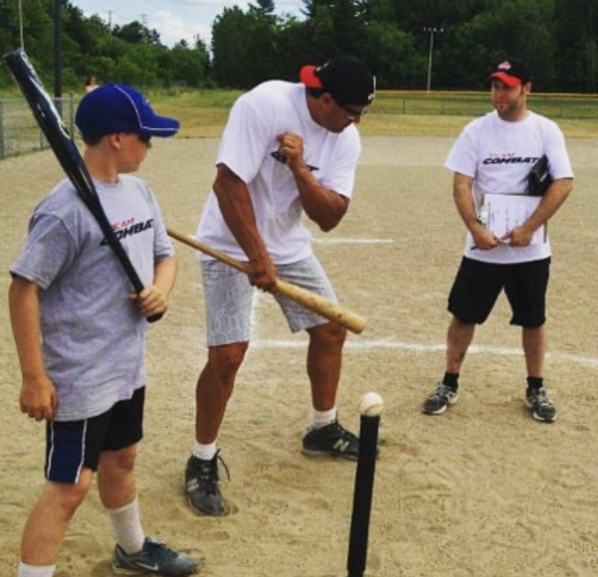 Happy belated birthday to <a href="/JoseCanseco/">Jose Canseco</a> the big 60! Here is me making sure he’s doing a good job teaching our #Canadian youth!