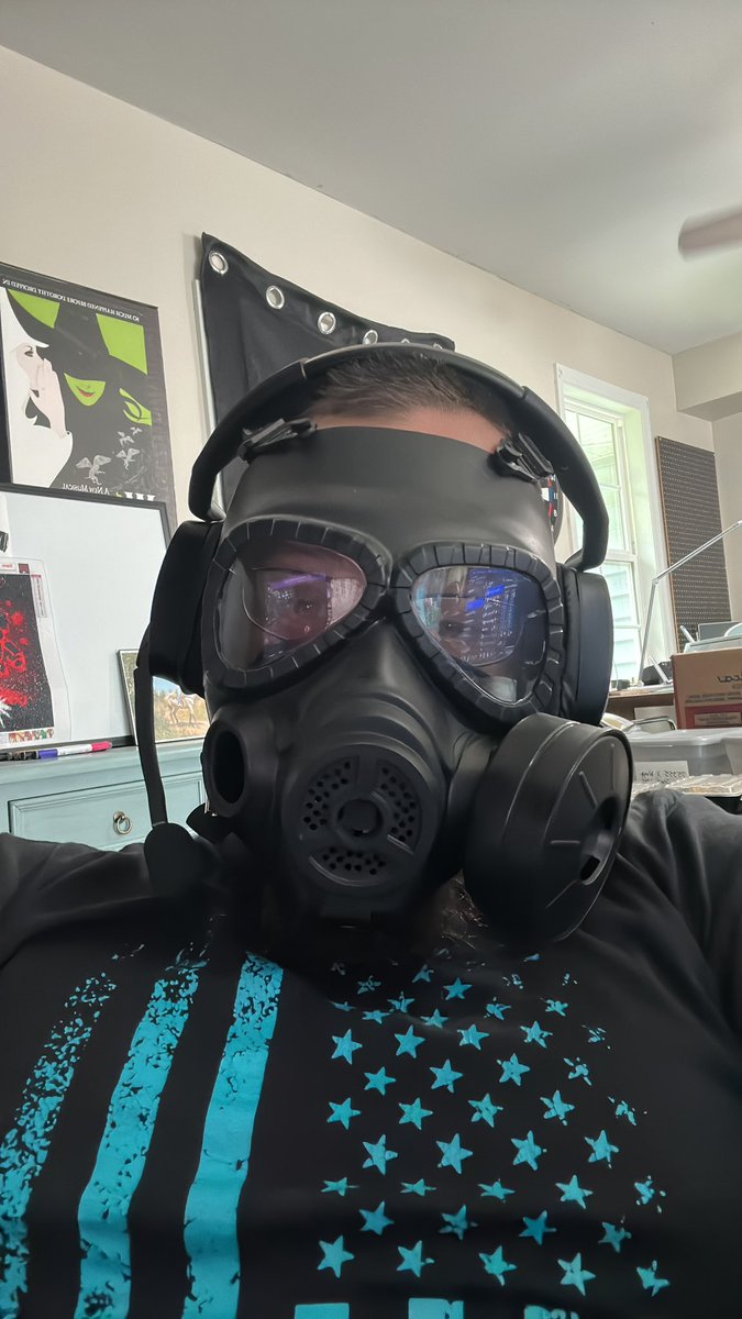VaporousFlash's tweet image. First stream back and someone already drops the Gas Mask…….. gotta love them channel points!!