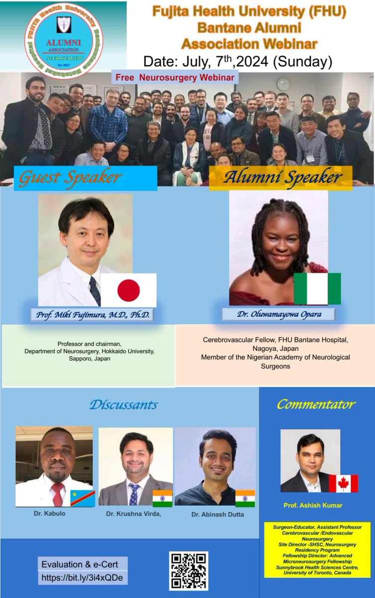 Opara Oluwamayowa (@oparaoluwamayo1) on Twitter photo ๐ฉ๐ธ๐ธ๐ถ ๐ต๐ฒ๐ท๐ด - bit.ly/FHUAlumniWebinโฆ
๐๐ช๐ผ๐ผ๐ฌ๐ธ๐ญ๐ฎ - fhualumni
๐ฑ๐๐๐ ๐๐ ๐๐ ๐๐๐ 7th ๐๐ ๐ฑ๐๐๐, 3.30 ๐๐ ๐ฐ๐บ๐ป / 7.00 ๐๐ ๐ฑ๐บ๐ป / 10.00 ๐๐ ๐ฎ๐ด๐ป ๐๐๐ ๐๐๐ Fujita Neurosurgery Alumni Association ๐พ๐๐๐๐๐๐.
๐โ๐ ๐ธ๐ฅ๐๐๐๐ก ๐๐๐๐๐๐๐ ๐ฉ๐ธ๐ธ๐ถ ๐ต๐ฒ๐ท๐ด - bit.ly/FHUAlumniWebinโฆ
๐๐ช๐ผ๐ผ๐ฌ๐ธ๐ญ๐ฎ - fhualumni
๐ฑ๐๐๐ ๐๐ ๐๐ ๐๐๐ 7th ๐๐ ๐ฑ๐๐๐, 3.30 ๐๐ ๐ฐ๐บ๐ป / 7.00 ๐๐ ๐ฑ๐บ๐ป / 10.00 ๐๐ ๐ฎ๐ด๐ป ๐๐๐ ๐๐๐ Fujita Neurosurgery Alumni Association ๐พ๐๐๐๐๐๐.
๐โ๐ ๐ธ๐ฅ๐๐๐๐ก ๐๐๐๐๐๐๐