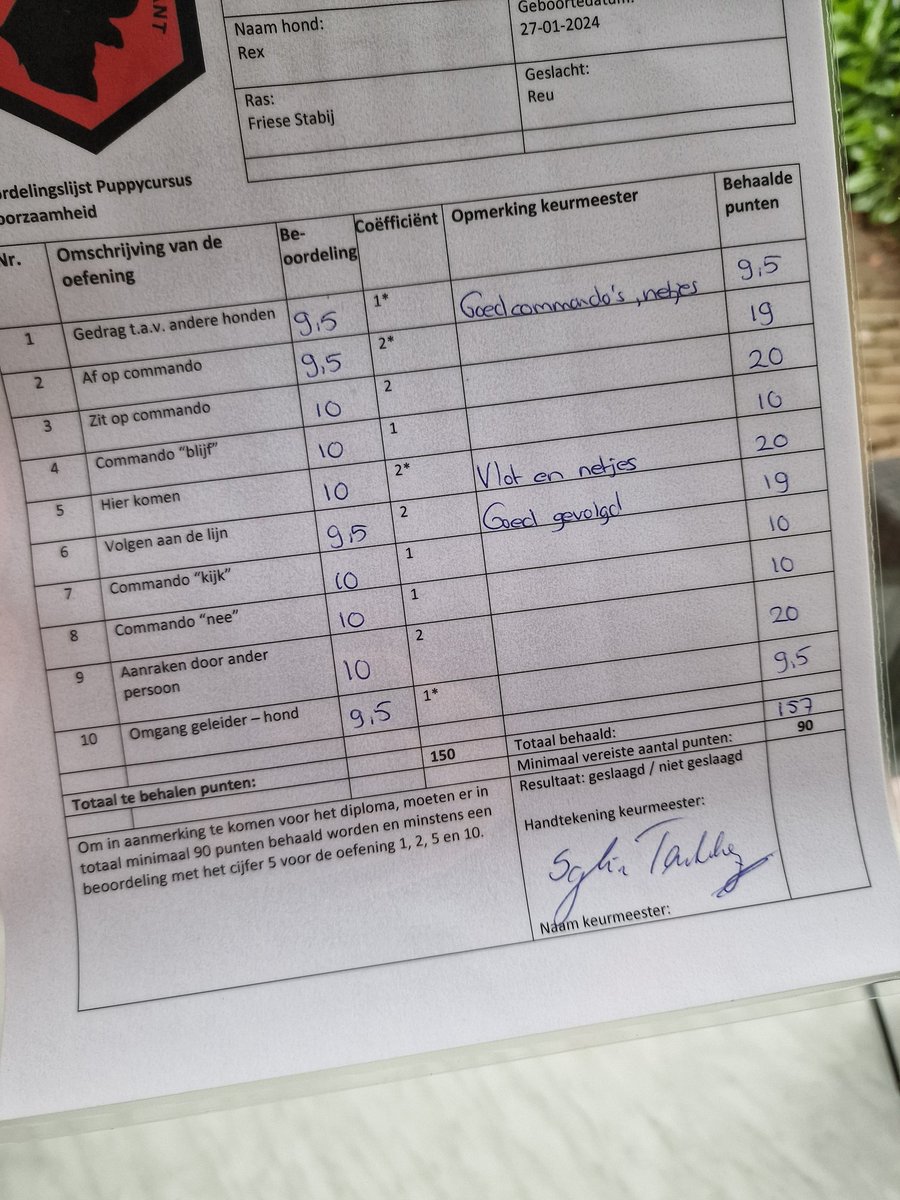 Natas__cha's tweet image. Hij had een mooi rapport.
Beste van de klas 🥰
#Trots #Geslaagd