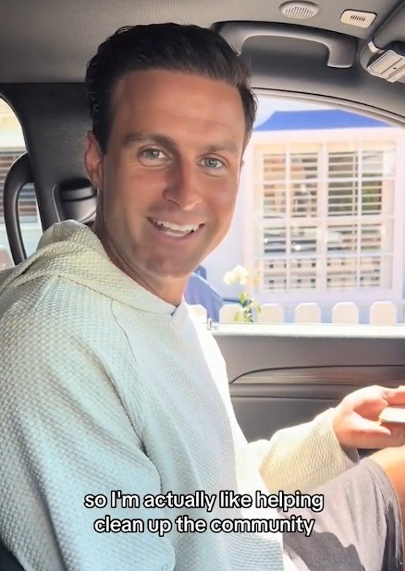 TheRealThelmaJ1's tweet image. As a side note, this is John McEntee, Trump's Director of White House Personnel and the primary architect of Project 2025.  On Tik Tok he said he gives counterfeit bills to homeless people so they will be arrested when they go to spend them.