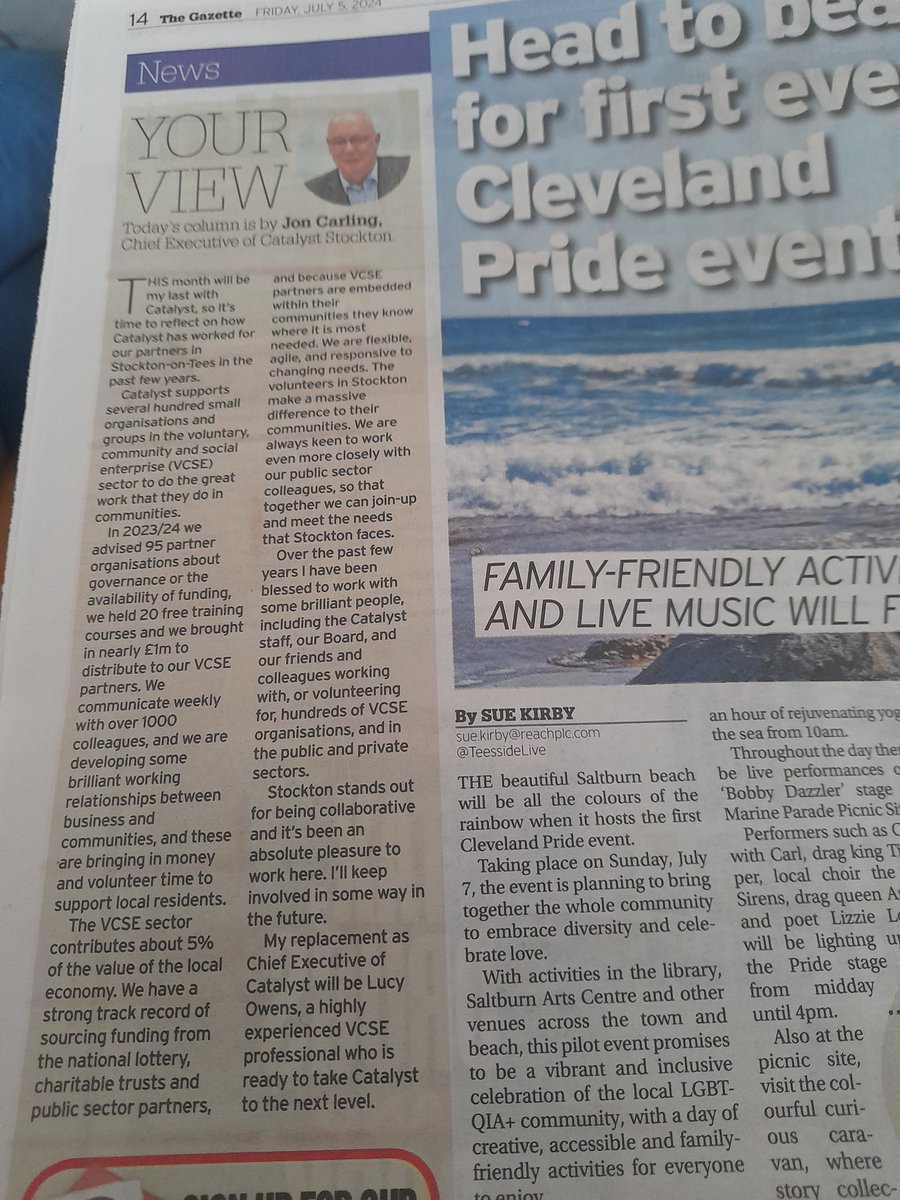 Check out my column in today's Gazette. Thanks folks!