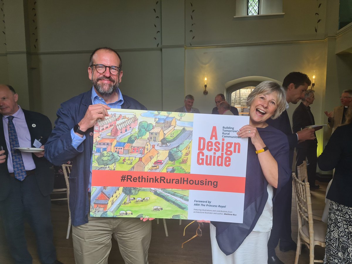 Fantastic way to mark the first day of a new government with <a href="/EnglishRural/">English Rural 🏡</a> launching their design guide for affordable, beautiful rural homes - written with the wonderful Annie Lloyd of <a href="/CPRENorthumber1/">CPRE Northumberland</a>