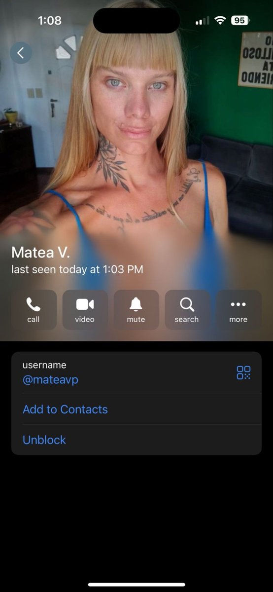 Hay una pesona a que se hace pasar por mi, usa ese perfil de tinder y ese de telegram, aviso por que me llegan mensaje de que hablaron conmigo supuestamente y están hablando con cualquiera menos conmigo. No tengo tinder, no tengo grinder!