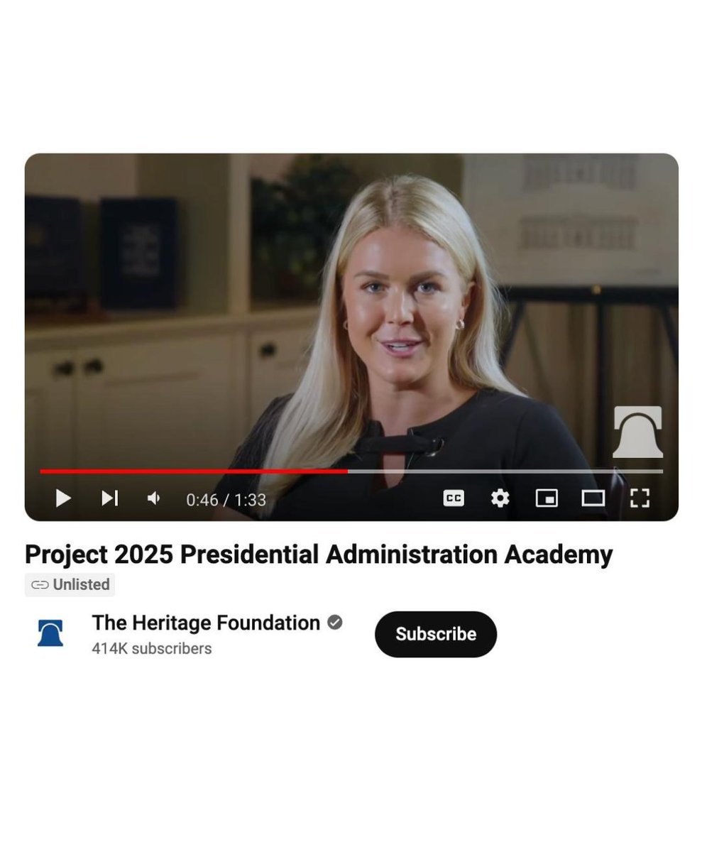 There you have it. Trump’s own national press secretary, Karoline Leavitt, is now also working for Project 2025. 

The coordination doesn’t get clearer than this.