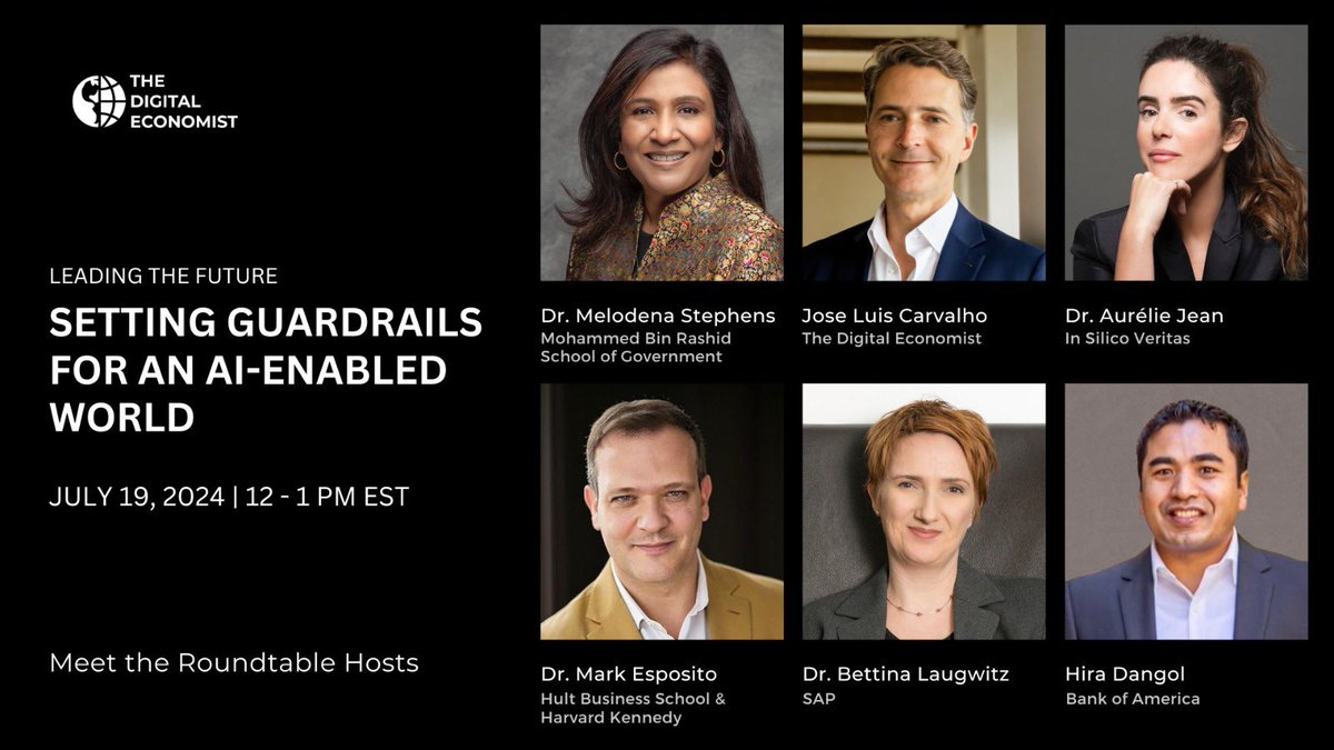 Hira Dangol (@hiradangol) on Twitter photo How can we ensure that AI not only advances technology but also benefits humanity and the planet? Looking forward to your thoughts and sharing insights with the esteemed team and experts.
Thank you <a href="/navroopsahdev/">Navroop Sahdev</a> for the invitation.
#AIForGood #AIGovernance #ResponsibleAI How can we ensure that AI not only advances technology but also benefits humanity and the planet? Looking forward to your thoughts and sharing insights with the esteemed team and experts.
Thank you <a href="/navroopsahdev/">Navroop Sahdev</a> for the invitation.
#AIForGood #AIGovernance #ResponsibleAI