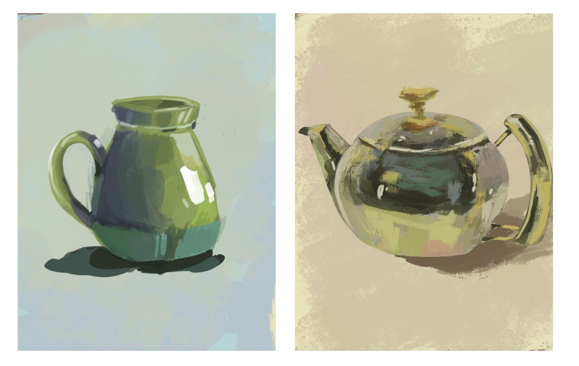 color studies (getting used to photoshop one study at a time)