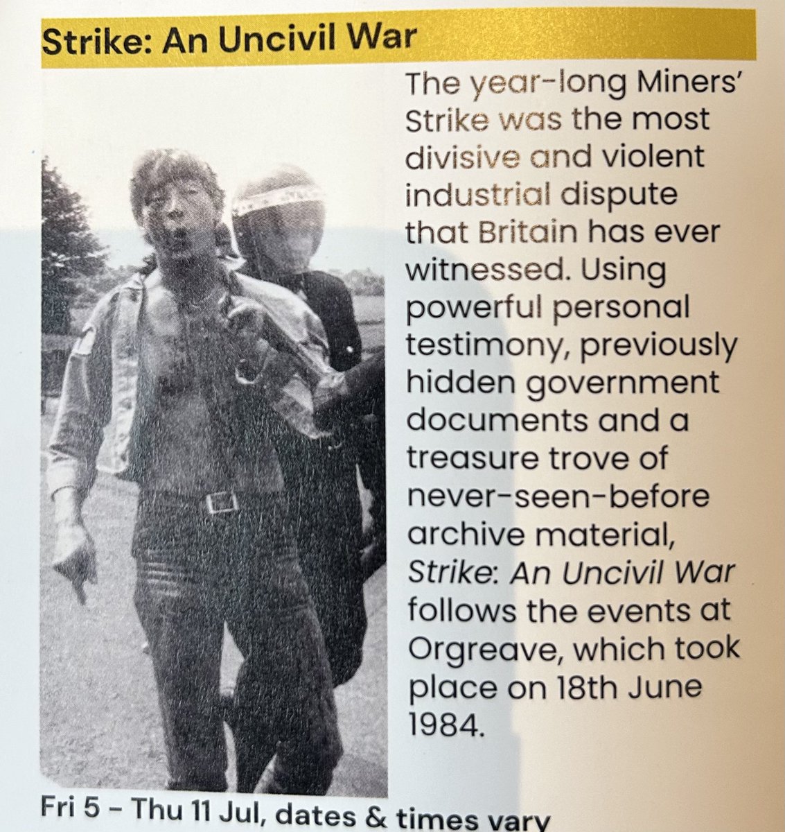 The Media Whores (@mediawhoresband) on Twitter photo Out <a href="/Macrobert/">Macrobert Arts Centre</a> tonight to see โStrike: An Uncivil Warโ about the #MinersStrike - when socialists were socialists, not this bunch of red tory shysters that Scotland has returned! โ๐ด๓ ง๓ ข๓ ณ๓ ฃ๓ ด๓ ฟ๐คทโโ๏ธ Out <a href="/Macrobert/">Macrobert Arts Centre</a> tonight to see โStrike: An Uncivil Warโ about the #MinersStrike - when socialists were socialists, not this bunch of red tory shysters that Scotland has returned! โ๐ด๓ ง๓ ข๓ ณ๓ ฃ๓ ด๓ ฟ๐คทโโ๏ธ