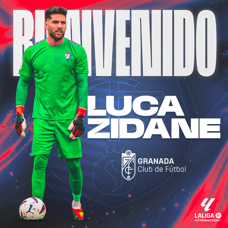 GranadaCF's tweet photo. ✍🏼 𝐎𝐟𝐢𝐜𝐢𝐚𝐥: Luca Zidane, nuevo jugador del Granada CF.
 
#𝙀𝙩𝙚𝙧𝙣𝙖𝙇𝙪𝙘𝙝𝙖 🇦🇹 | #LucaRojiblanco