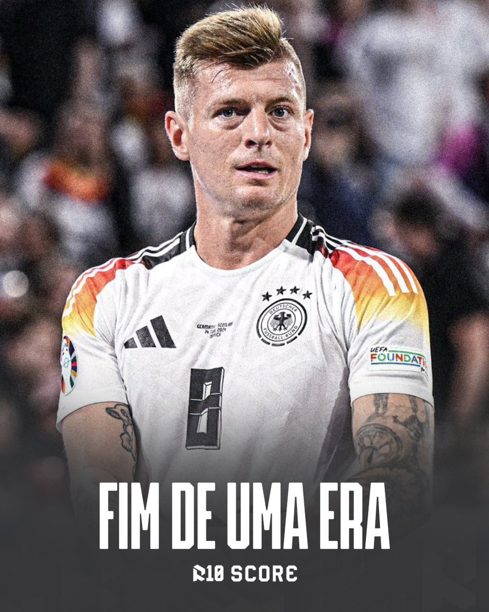 R10Score's tweet photo. 🇩🇪 Toni Kroos na carreira:

▪️ 832 jogos 
▪️ 80 gols
▪️ 6x Liga dos Campeões 
▪️ 6x Mundial de Clubes 
▪️ 5x Supercopa da UEFA
▪️ 4x LaLiga
▪️ 4x Supercopa da Espanha
▪️ 3x Bundesliga
▪️ 3x Copa da Alemanha
▪️ 1x Supercopa da Alemanha
▪️ 1x Copa do Rei
▪️ 1x Copa do Mundo

👏🏼 Obrigado por tudo, lenda!
