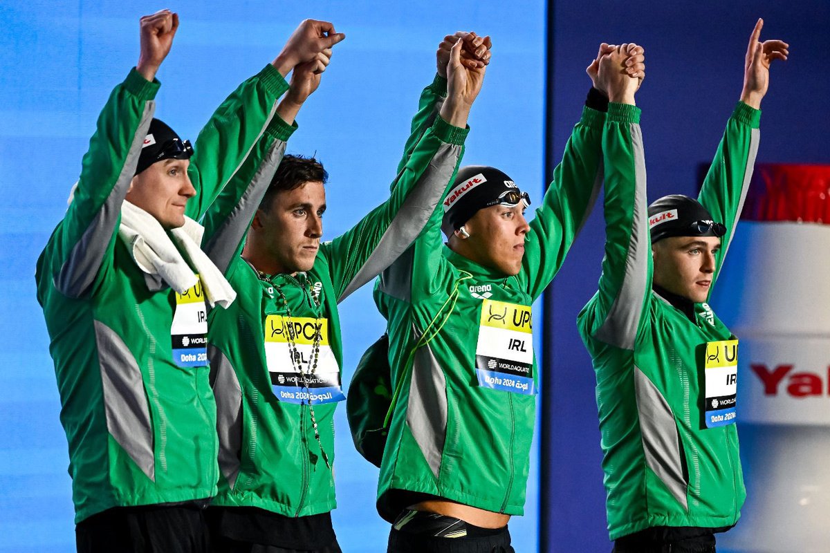 Darragh Greene (@greenedarragh) on Twitter photo Absolutely honoured and proud to be representing <a href="/TeamIreland/">Team Ireland</a> at my 2nd Olympic Games this summer 🇮🇪☘️
Excited to be part of Team Ireland’s first ever Male 400 Medley Relay in Paris🇫🇷
Big Thank You to everyone who has supported me on this journey 🤝
Sláinte mo chairde💚🚀 Absolutely honoured and proud to be representing <a href="/TeamIreland/">Team Ireland</a> at my 2nd Olympic Games this summer 🇮🇪☘️
Excited to be part of Team Ireland’s first ever Male 400 Medley Relay in Paris🇫🇷
Big Thank You to everyone who has supported me on this journey 🤝
Sláinte mo chairde💚🚀