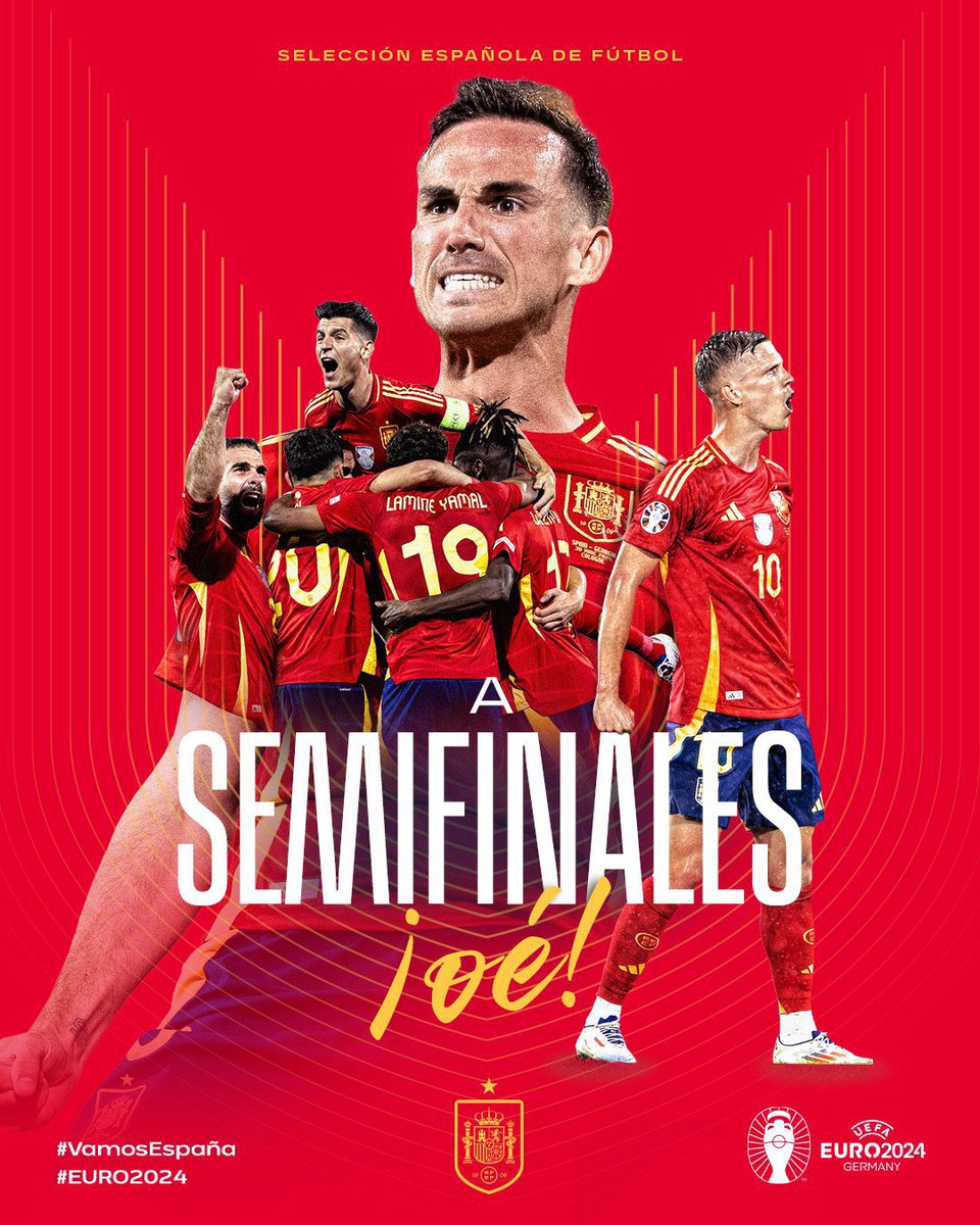 Grandes!!! A Semis!! ✌🏼👍🏼👏👏