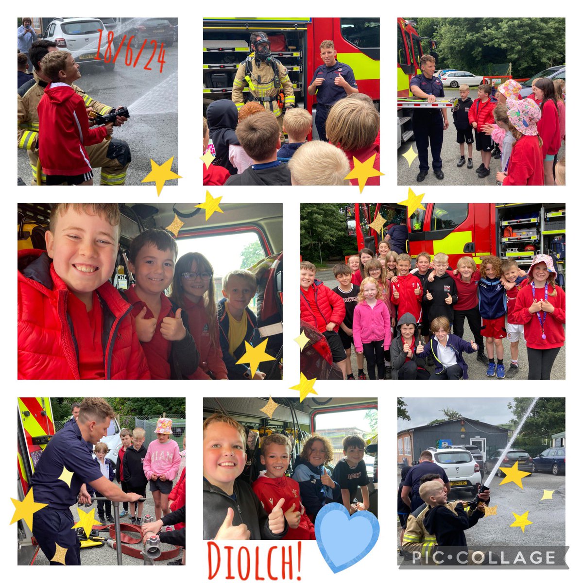 Blwyddyn 4 (@ysgolgymraeg4) on Twitter photo Diolch hwyr i <a href="/GorsafS/">Gorsaf Dân Aberystwyth / Fire Station</a> <a href="/mawwfire/">Tân CGC / MAWW Fire</a> am alw draw - roedden ni wrth ein bodd yn dysgu am yr injan dân, a chael tro ar y beipen ddŵr! 💦🔥🚒🧯 Diolch hwyr i <a href="/GorsafS/">Gorsaf Dân Aberystwyth / Fire Station</a> <a href="/mawwfire/">Tân CGC / MAWW Fire</a> am alw draw - roedden ni wrth ein bodd yn dysgu am yr injan dân, a chael tro ar y beipen ddŵr! 💦🔥🚒🧯