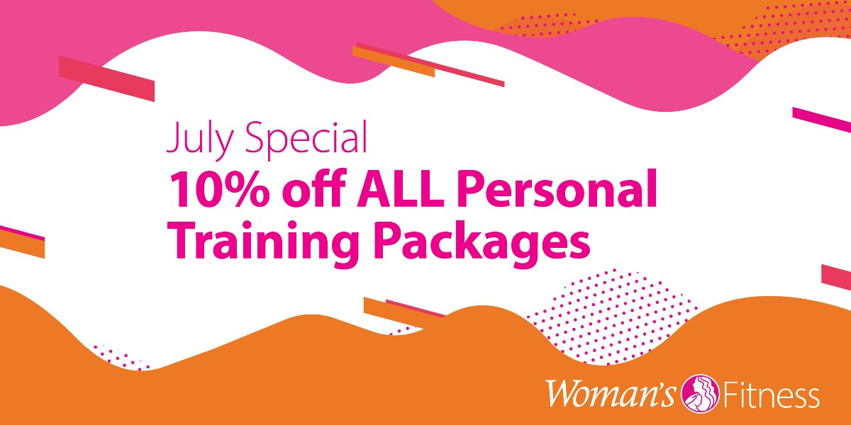 Conquer your summer fitness goals with our Woman's Fitness July special of 10% off ALL Personal Training Packages! Call 225-924-8300 or visit brnw.ch/21wL9aL to explore our options and start your fitness journey today. 
#Fitness #JulySpecial #PersonalTraining