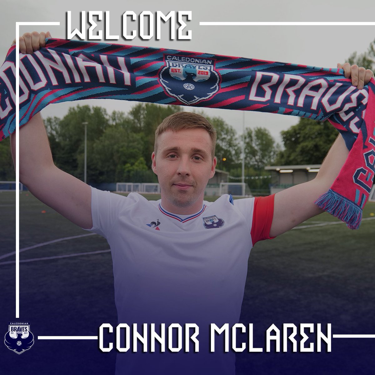 🪄 And make that two, as Connor McLaren joins!

Our second signing of the night is Reg’s big brother, Connor McLaren.

A talented winger who also joins after leaving Cumbernauld this summer. Welcome to the Braves Connor!

There’s got to be a song waiting for these two?! 👀