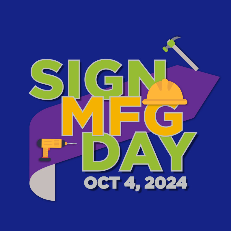 SSA_Signs's tweet image. Registration is now open for #SignMFGDay!

On Sign Manufacturing Day, open your doors for a facility tour to share your love of the sign, graphics, and visual communications industry with the next generation!

For more information and to sign up, visit signs.org/events/mfgday/.