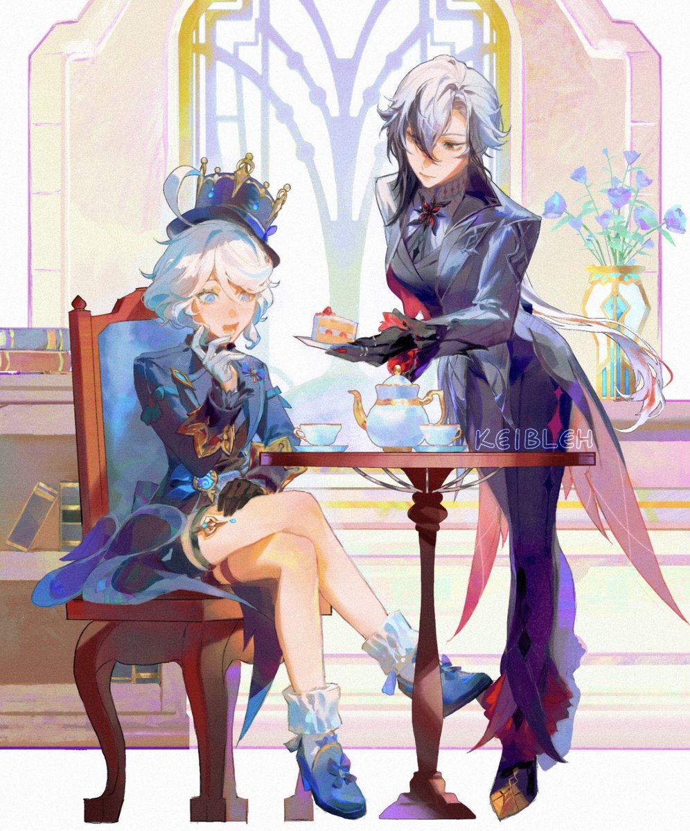 tea party 🥄 #arlefuri #GenshinImpact