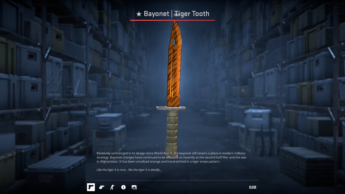 🤠CS2 GIVEAWAY
🥵BAYONET TIGER TOOTH FN ($626)

🥰Follow me
👽Repost + Like
🧠Tag some friends

Rolling on July 20th on stream, more entries on stream