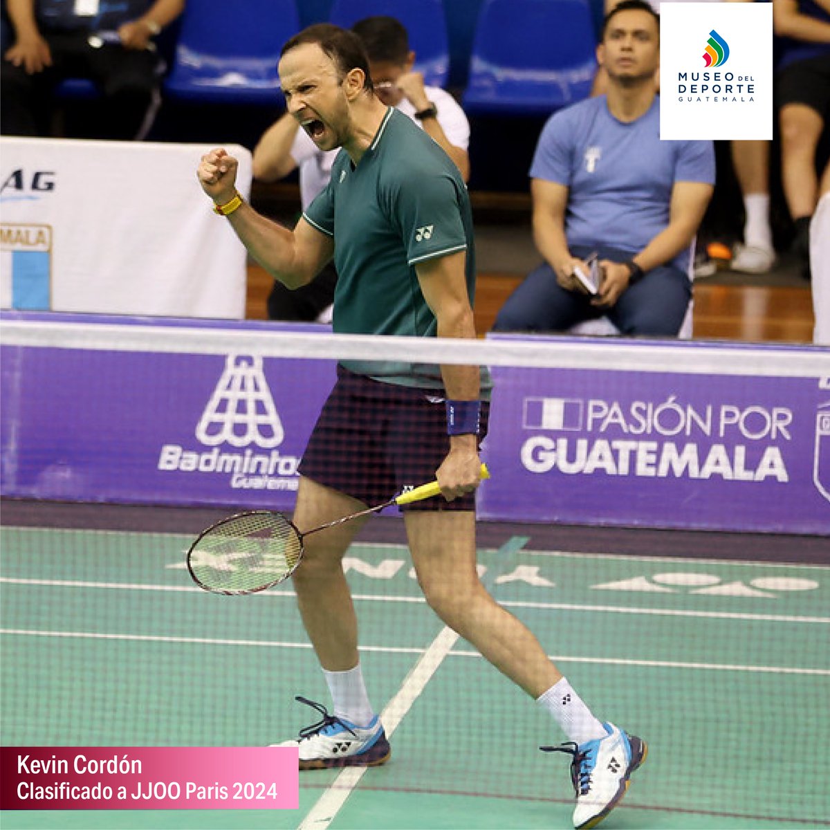 Historia del Deporte 🏸 Bádminton 🏸

🖥️ conoce más en nuestra web: museodeldeporte.org.gt/historia-del-b…

#MuseodelDeporte #HistoriasQueInspiran #Guatemalaescribelahistoriaenparis #juegosolimpicos #parís2024 #GuatemalaEnParís2024