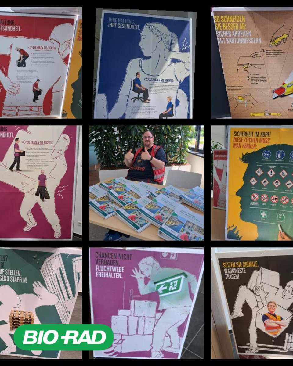 We're dedicated to a safe, healthy workplace for all. 💪 Join us! Explore  careers.bio-rad.com/homepage?utm_s…
Our first Health &amp; Safety Day in Grosskugel, Germany, featured workshops on mental &amp; physical well-being, stress management &amp; more. 🍏🥤
#Hiring #LifeAtBioRad