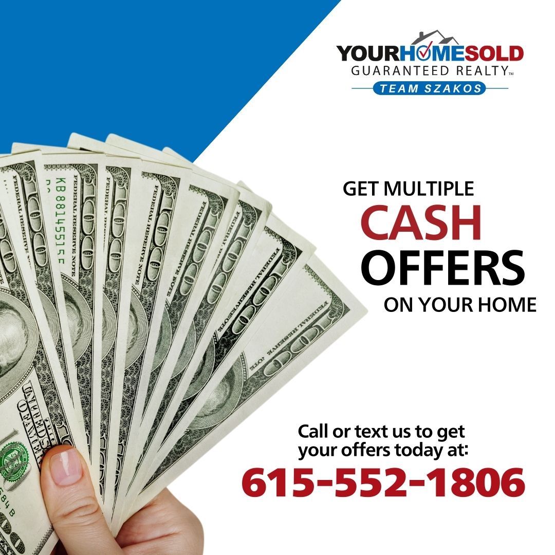 HomeSoldSzakos's tweet image. Cash Talks, and Yours is Calling! ☎️💵 Our Cash Offers Program guarantees a fast and fair deal for your home. Ready to turn the key to instant cash? Call or text us today at 615-552-1806 – let's get your offers instantly! 🏡🔑 #StressFreeSale #FastDeal