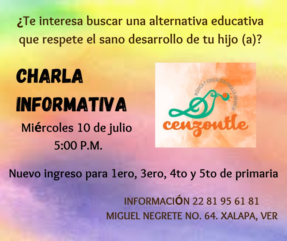 PsicToto's tweet photo. Hola!!!!

Este es un espacio donde los niños pueden aprender y ser ellos mismos sin presiones y sin prisas. Basados en la pedagogia Waldorf, busca una educación integral , para lo cual integra la música, artes plásticas, cocina, huerto, entre otras actividades. https://t.co/oKQEilX8wY