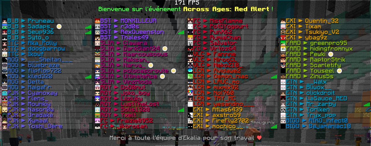 Ekalia's tweet photo. 🔴 ACROSS AGES  RED ALERT

L'événement est officiellement lancé ! 🎉

Nous vous donnons rendez-vous sur TeamSpeak et en jeu !

➡️ En savoir plus sur l'événement : https://t.co/O984lSVYHE 

📰 Suivre l'actualité des joueurs : #AcrossAgesRedAlert🚀 https://t.co/Oe5zaPN3oQ