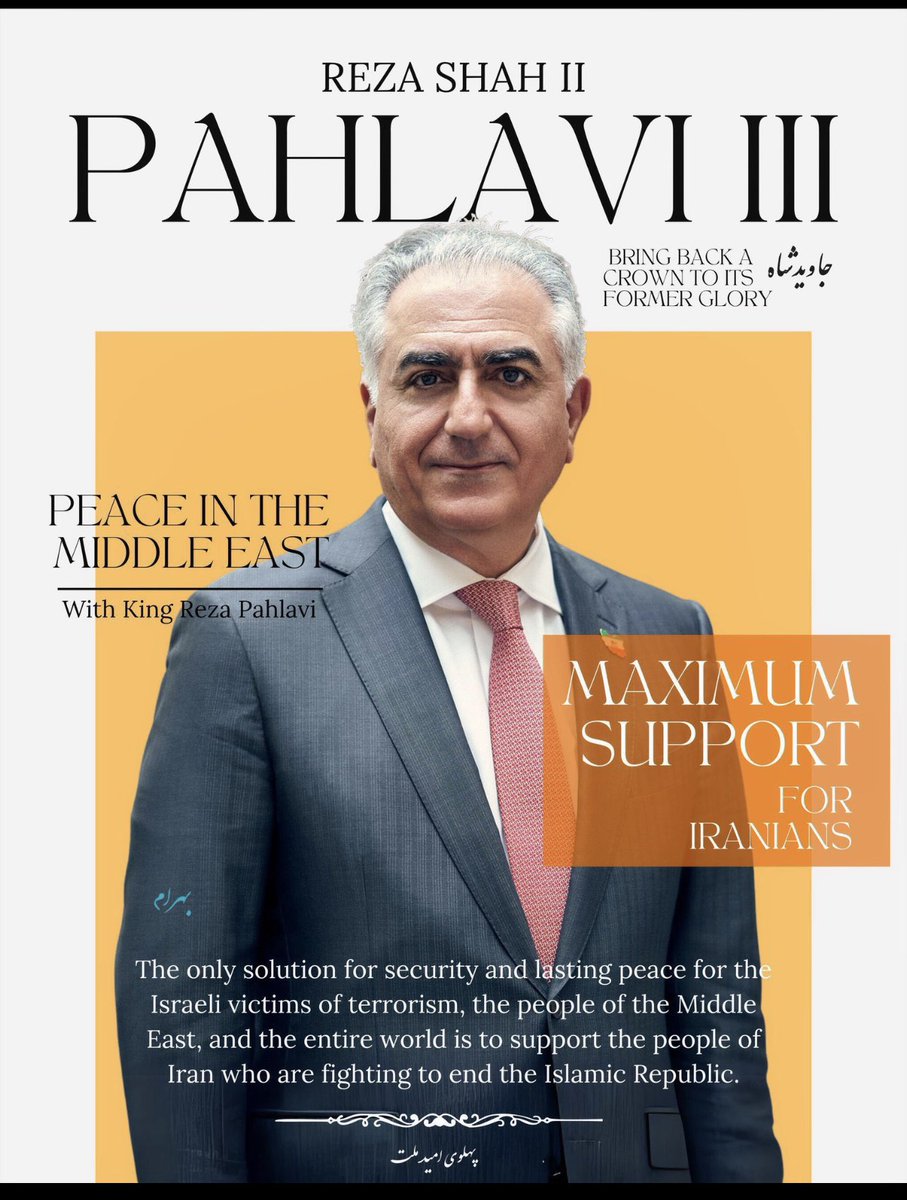 Iranazadamman's tweet photo. @PahlaviReza @DavidLammy Long live Iran
Maximum support for Iran  #MaxSupport #KingRezaPahlavi https://t.co/ch6uP2Dngv