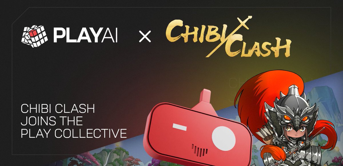 playAInetwork's tweet photo. Alliance formed: @ChibiClash joins Play Collective 🎲

By royal decree, Chibi Clash and Play AI announce their pledge to unite in battle and reward Players like never before.

Enlist in the army below. It's almost time to fight... ↓
