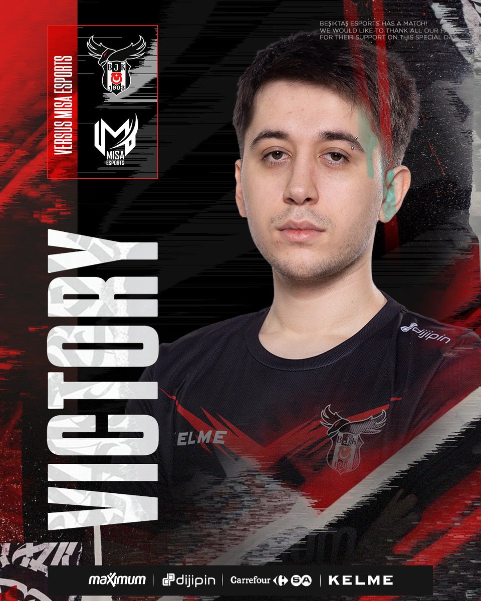bjkesports's tweet photo. League of Legends takımımız @misaesports karşısında galip gelerek haftayı 2 galibiyetle kapatıyor! 🦅

#BJKWIN🖤🤍 https://t.co/vB5Q176I5K