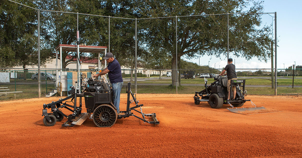 Ball field maintenance for every field and every crew. From professional crews to volunteers, Force by ABI empowers YOU to get more done with greater precision and unprecedented efficiency. Give our team a call to hear how.