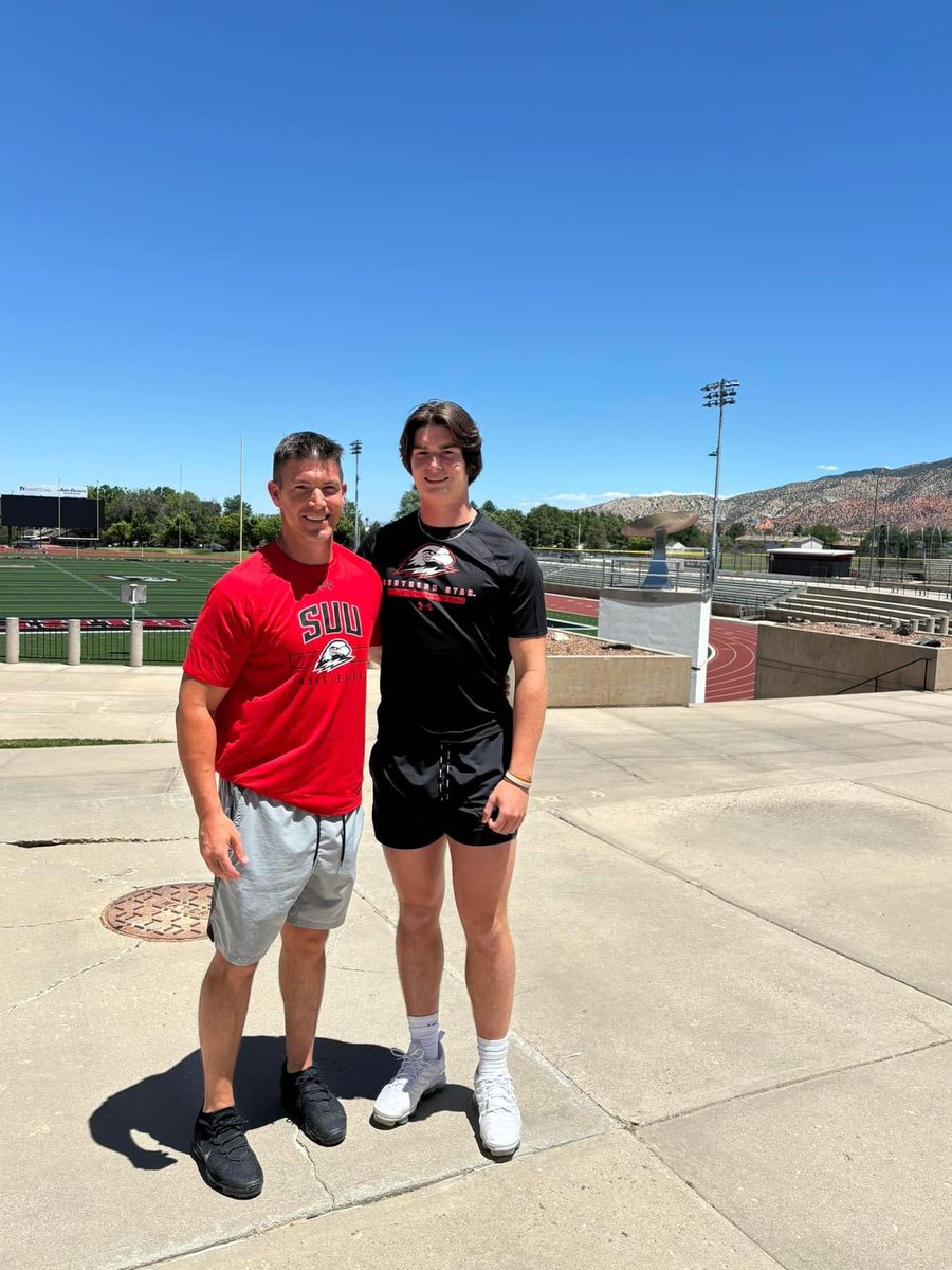 Ashton Wysokinski (@ashton_wyso) on Twitter photo I'm excited to announce my commitment to play Division 1 Football at Southern Utah University. I had a great weekend with their amazing coaches and staff! Huge thanks to my coaches, parents, and Coach Fitz for this incredible opportunity.
Go Thunderbirds!
<a href="/Coach_C_LHS/">Justin Cunningham</a> I'm excited to announce my commitment to play Division 1 Football at Southern Utah University. I had a great weekend with their amazing coaches and staff! Huge thanks to my coaches, parents, and Coach Fitz for this incredible opportunity.
Go Thunderbirds!
<a href="/Coach_C_LHS/">Justin Cunningham</a>