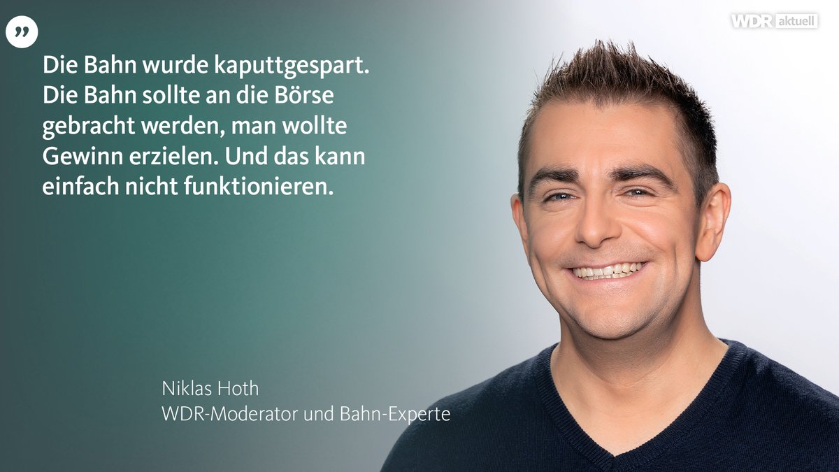 Unsere Bahn-Pannen sind wegen der #EURO2024 nun auch Thema im Ausland. WDR-Bahnexperte <a href="/NiklasHoth/">Niklas Hoth</a> erklärt im "nah dran"-Podcast, warum die Probleme schon vor Jahrzehnten angefangen haben und warum es jetzt erstmal schlimmer wird. 
www1.wdr.de/nachrichten/zw…