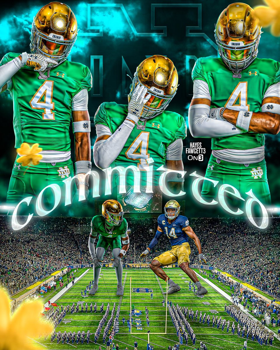 BREAKING: Four-Star Safety JaDon Blair has Committed to Notre Dame, he tells me for @on3recruits

The 6’4 198 S from Winston Salem, NC chose the Fighting Irish over Michigan, Penn State, &amp; South Carolina

“Got a point to prove, always had a chip on my shoulder!”