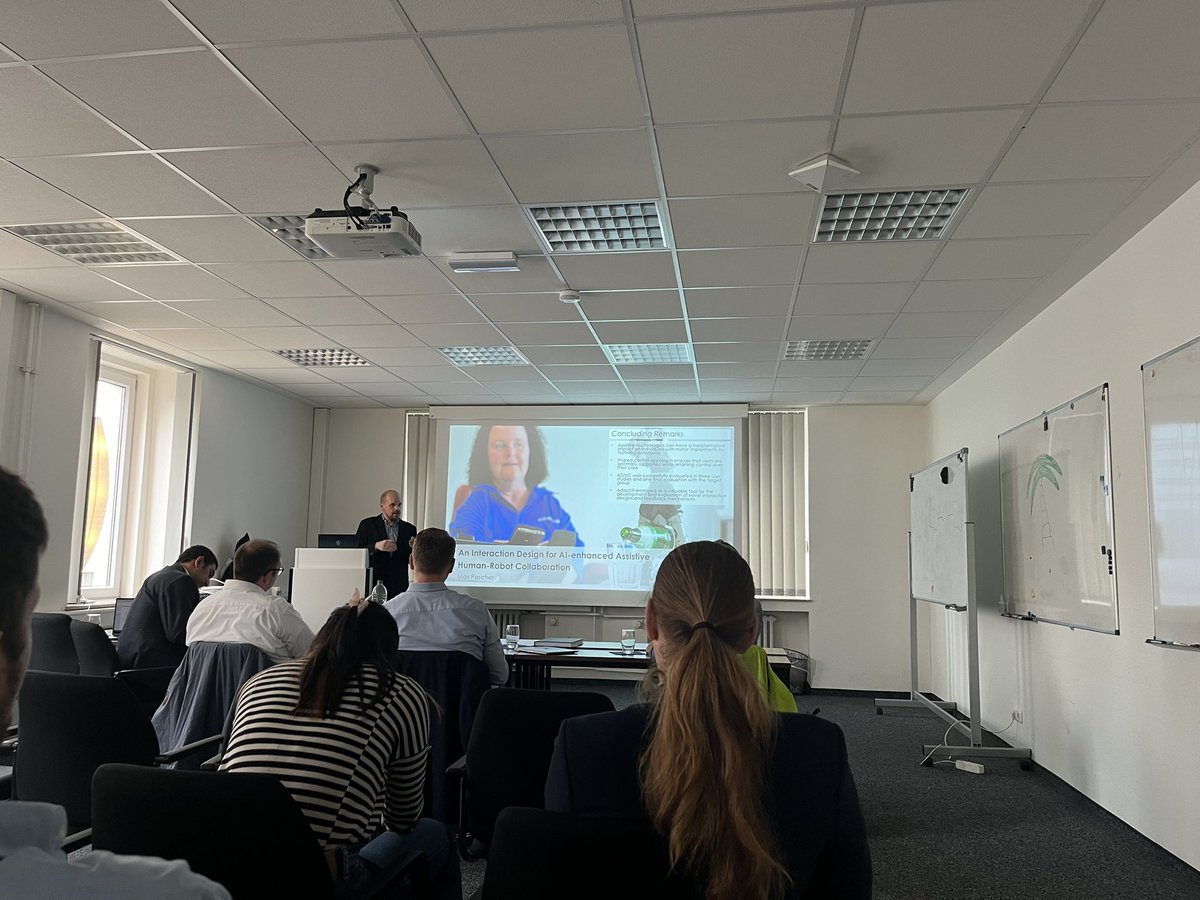 maxpascher's tweet photo. Yesterday, I successfully defended my PhD thesis on AI-enhanced assistive robotic arms. 🎉

Thank you so much for everyone's support 😊

@hci_due @unidue @TU_Dortmund #assistive #technology #human #robot #cobot #interaction #collaboration #hri #shared #control #adaptix #PhDone https://t.co/QeaCCyrmcp