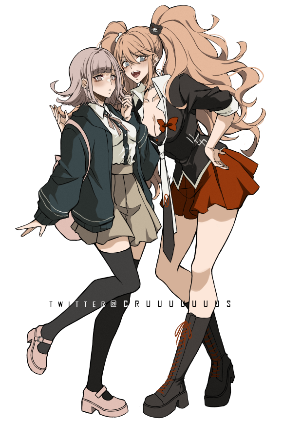 江ノ島盾子 ,七海千秋 「Nanami and Junko  」|Criis-chan 🌸のイラスト