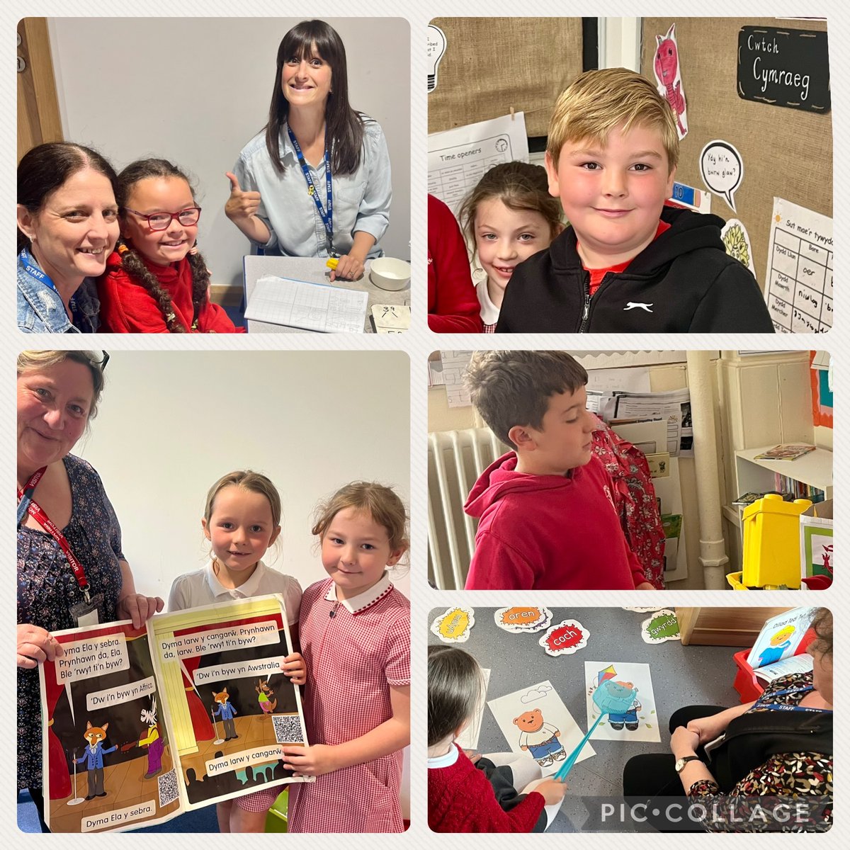 FfynnonTafPri's tweet photo. 👏🏼 Criw Cymraeg showcased our school’s progress towards the Silver Siarter Iaith award today!  🥈 🏴󠁧󠁢󠁷󠁬󠁳󠁿 #gwaithgwych #toptour https://t.co/9TfC0jxsJZ