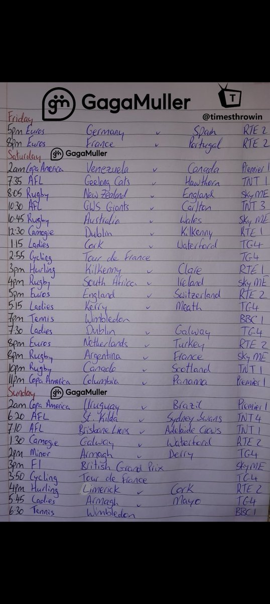 Boys and girls these action packed weekends are coming by far to fast but we do love an action packed schedule 💃 weekend itinerary is below ⬇ to all our loyal followers go out and enjoy yereselves ❤

gagamuller.com

linkedin.com/company/gagamu…