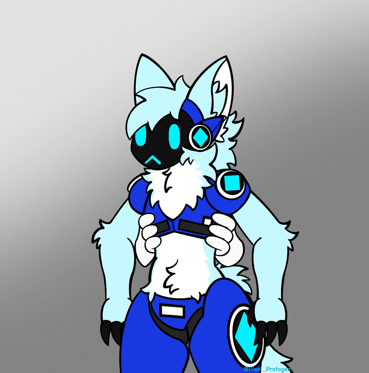 Pixel_Protogen's tweet photo. Please use caution while lifting heavy machinery.
#protogen #furry #furryart https://t.co/UCsX12Msrk