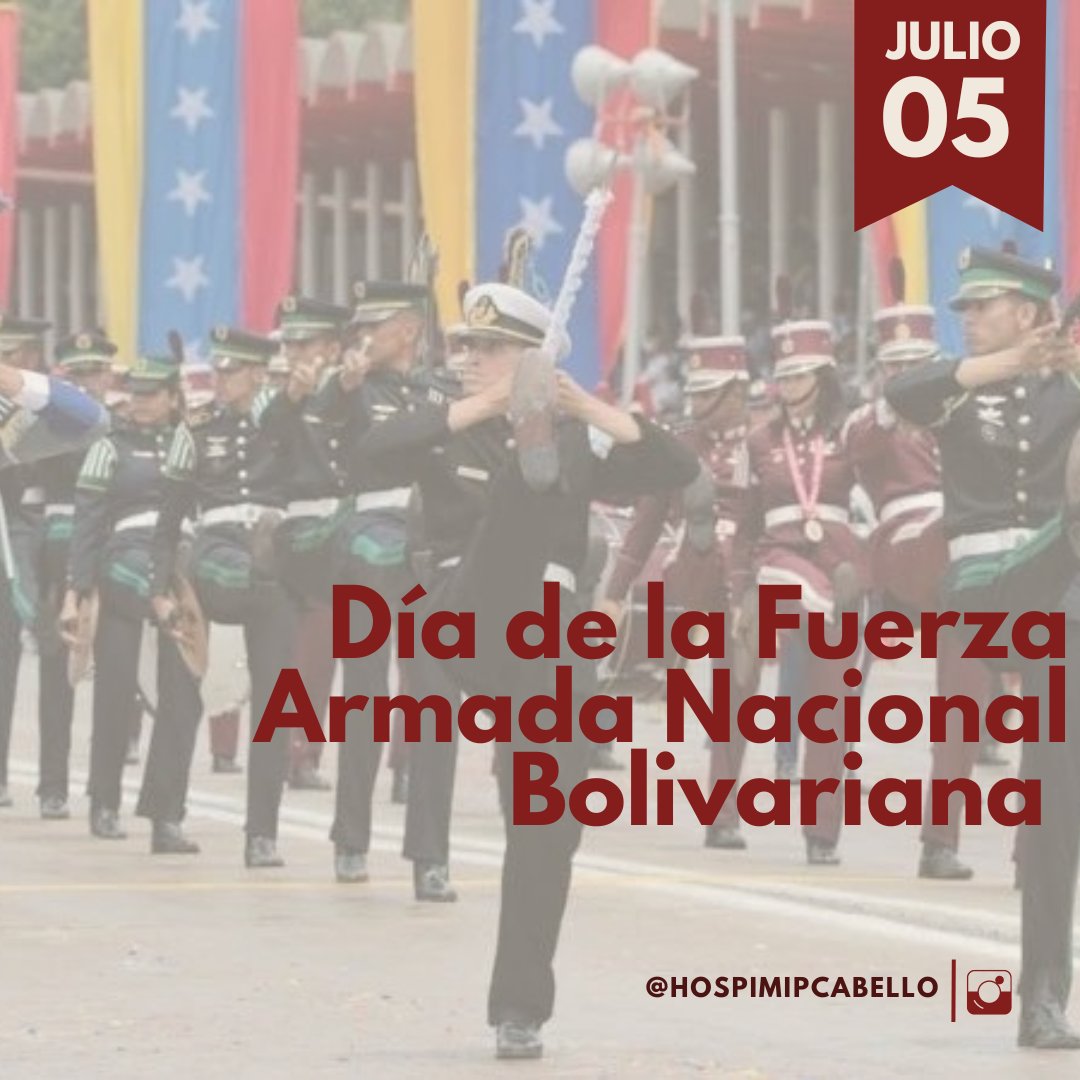 “Honro la grandeza de los ejércitos libertadores que lucharon desde Carabobo hasta Ayacucho para liberarnos del yugo español. Sus herederos, hombres y mujeres de la digna FANB, se mantienen cohesionados, en unión cívico-militar, por la defensa del legado bolivariano. ¡Feliz Día!”
