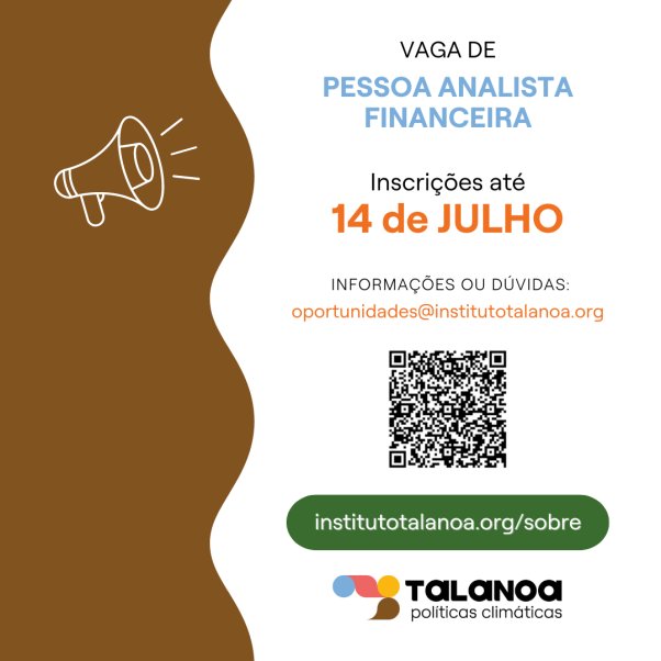 A Talanoa está com vaga aberta para pessoa Analista Financeira
💻 Mais informações no edital disponível no site: 
lnkd.in/dkjNv2kj