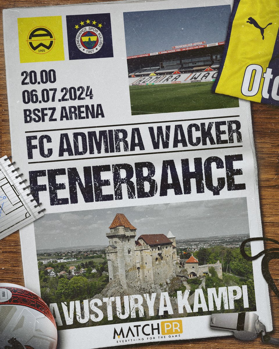 👉 Hazırlık Maçı 
🆚 Admira Wacker 
🗓️ 6 Temmuz Cumartesi 
🇪🇺 19.00 
🇹🇷 20.00 
📍 BSFZ Arena 
📺 <a href="/ssportplustr/">S Sport Plus</a> 
<a href="/matchpr_/">Match PR</a>