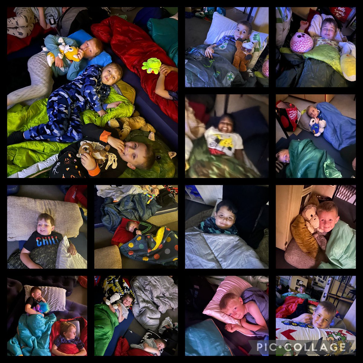 Snuggling down for the night