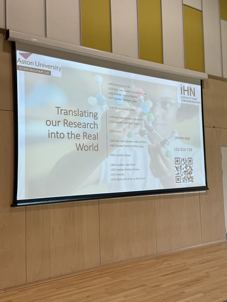 A huge personal achievement delivering my first conference presentation this week👏🏼

Loved being able to showcase the work I’ve completed in the first year of my PhD &amp; excited to continue developing academically and personally on my PhD journey at <a href="/AstonUniversity/">Aston University</a> <a href="/Aston_IHN/">Aston Institute of Health & Neurodevelopment (IHN)</a> 🤩👏🏼
