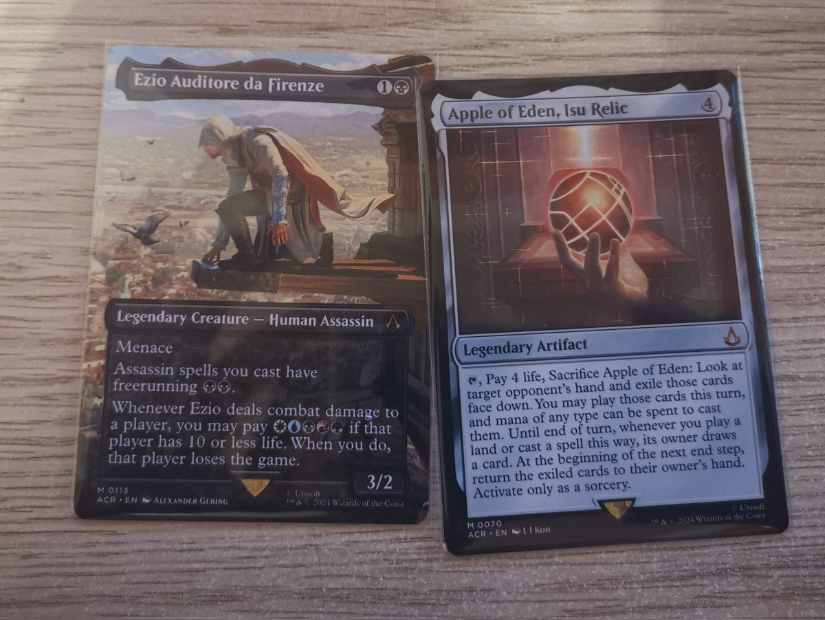 Madre mía que dos hits en el último sobre del bundle de Assasins 🤣