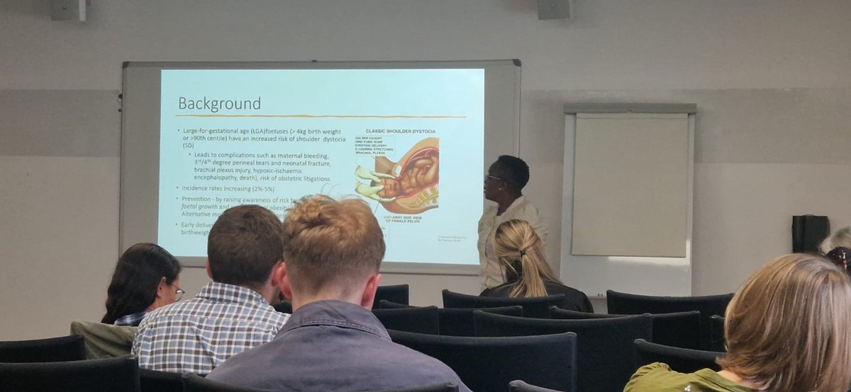 Henrietta Konwea (@hkonw26) on Twitter photo Please to have been part of the <a href="/UK_HESG/">HESG</a> conference hosted by <a href="/HealthEcon_WMS/">Centre for Health Economics Warwick (CHEW)</a>. I discussed the paper by
<a href="/SeyranNaghdi/">Seyran Naghdi</a> et al, on the cost-effectiveness of early induction of labour to prevent shoulder dystocia during delivery. Thank you for a lovely and well-organised conference! Please to have been part of the <a href="/UK_HESG/">HESG</a> conference hosted by <a href="/HealthEcon_WMS/">Centre for Health Economics Warwick (CHEW)</a>. I discussed the paper by
<a href="/SeyranNaghdi/">Seyran Naghdi</a> et al, on the cost-effectiveness of early induction of labour to prevent shoulder dystocia during delivery. Thank you for a lovely and well-organised conference!