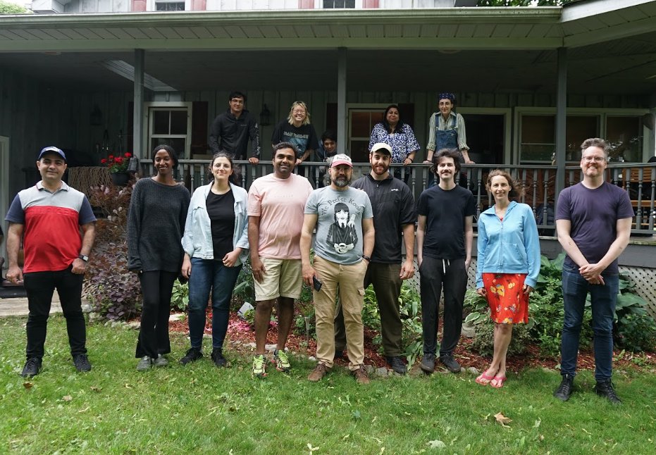 Synlabbers had a fun and productive day at the 2024 Synlab Retreat at Tanglewood Farm, complete with paper writing workshops accompanied by Sam the dog, a potluck lunch, BBQ dinner, and our annual Horseshoe Tournament among other activities!
