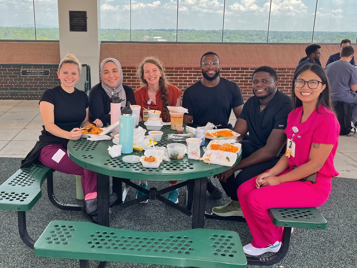 Cara J Haberman MD (@cjhaberman) on Twitter photo Celebrating Week 1 for our new interns & seniors with a rooftop lunch!
My favorite week to be on call ππ€©
<a href="/WFPedsRes/">Wake Forest Pediatrics Residency</a>
<a href="/WakePeds/">Pediatrics at Wake Forest</a>
<a href="/wakeforestmed/">Wake Forest University School of Medicine</a>
#MedTwitter #July1 Celebrating Week 1 for our new interns & seniors with a rooftop lunch!
My favorite week to be on call ππ€©
<a href="/WFPedsRes/">Wake Forest Pediatrics Residency</a>
<a href="/WakePeds/">Pediatrics at Wake Forest</a>
<a href="/wakeforestmed/">Wake Forest University School of Medicine</a>
#MedTwitter #July1
