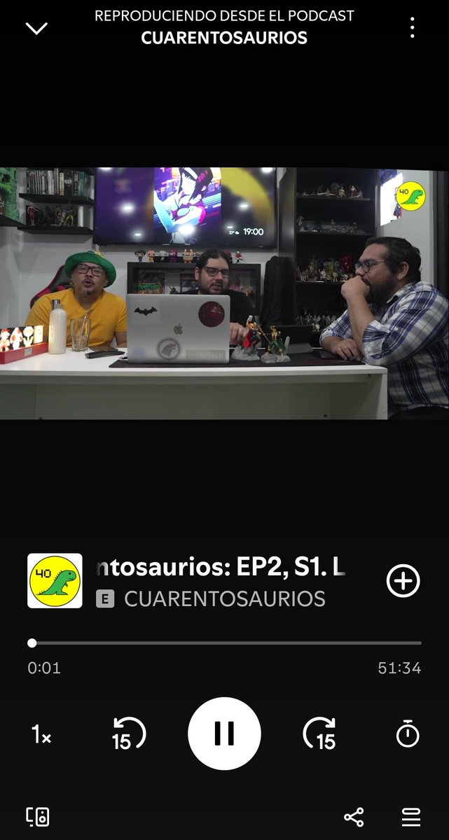 Les recuerdo que ya está disponible en Spotify el episodio 2 'Las enfermedades y los dolores' de <a href="/cuarentosaurios/">cuarentosaurios</a> 🎙️🦖👴🏻
open.spotify.com/episode/2h5xcM…