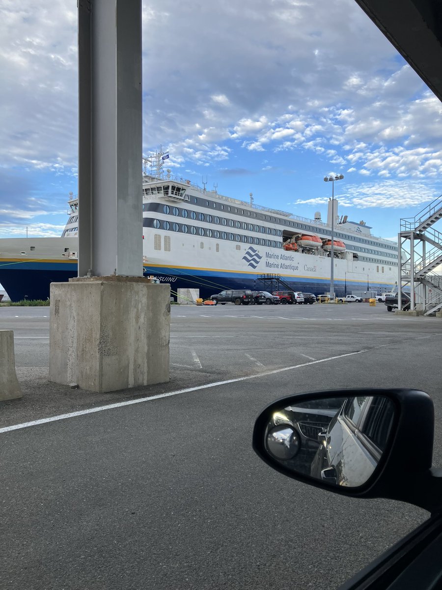 The new Marine Atlantic boat at North Sydney. Does anyone know if she’s operating yet?